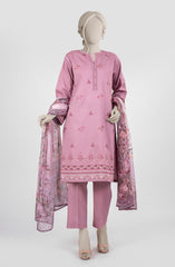 EMBROIDERED CAMBRIC LAWN 3PCS UNSTITCHED