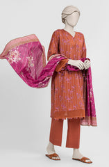 PRINTED LAWN 3PCS UNSTITCHED