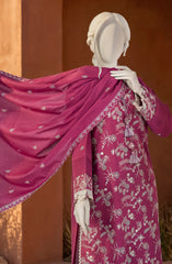 EMBROIDERED CAMBRIC 3PCS UNSTITCHED