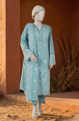 EMBROIDERED CAMBRIC 3PCS UNSTITCHED