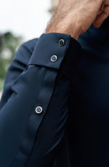 NAVY BLENDED KAMEEZ SHALWAR