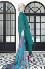 EMBROIDERED CAMBRIC 3PCS UNSTITCHED