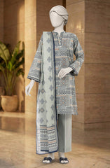 PRINTED LAWN STITCHED 3 PIECE