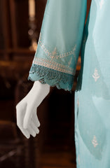 EMBROIDERED CAMBRIC 3PCS UNSTITCHED