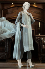 EMBROIDERED CAMBRIC 3PCS UNSTITCHED