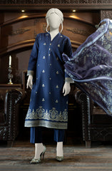 EMBROIDERED CAMBRIC 3PCS UNSTITCHED