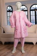 EMBROIDERED CAMBRIC STITCHED 2 PIECE