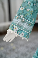 EMBROIDERED PRINTED LAWN 3PCS UNSTITCHED