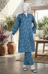 PRINTED CAMBRIC STITCHED 2 PIECE