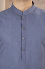 PURPLE BLENDED KAMEEZ SHALWAR