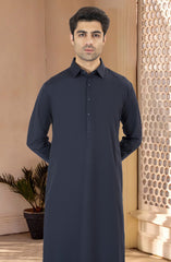 NAVY BLENDED KAMEEZ SHALWAR
