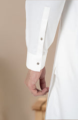 OFF-WHITE BLENDED KAMEEZ SHALWAR