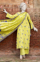 PRINTED TEXTURED VISCOSE 3PCS UNSTITCHED