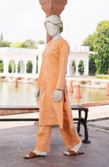 EMBROIDERED CHAMBRAY STITCHED 2 PIECE