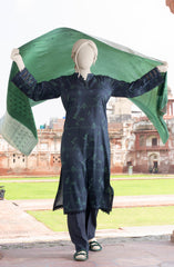 PRINTED TEXTURED VISCOSE 3PCS UNSTITCHED