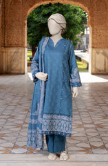 JACQUARD 3PC UNSTITCHED