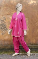 EMBROIDERED CAMBRIC STITCHED 2 PIECE