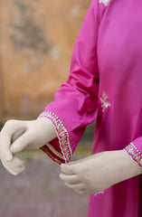 EMBROIDERED CAMBRIC STITCHED 2 PIECE