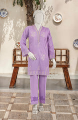 EMBROIDERED CAMBRIC 2 PCS UNSTITCHED