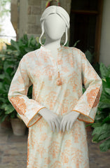 EMBROIDERED PRINTED LAWN STITCHED 2 PIECE