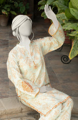 EMBROIDERED PRINTED LAWN STITCHED 2 PIECE