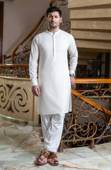 FESTIVE'25 MEN KURTA LIGHT CREAM