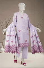 JACQUARD 3PC UNSTITCHED