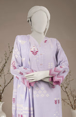 JACQUARD 3PC UNSTITCHED