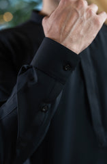 BLACK BLENDED KAMEEZ SHALWAR