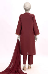 3 PIECE - EMBROIDERED CAMBRIC STITCHED