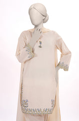 EMBROIDERED CAMBRIC STITCHED 3 PIECE