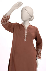 EMBROIDERED CAMBRIC STITCHED 2 PIECE