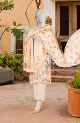 PRINTED TEXTURED VISCOSE 3PCS UNSTITCHED