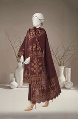 JACQUARD 3PC UNSTITCHED