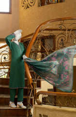 EMBROIDERED JACQUARD STITCHED 3 PIECE