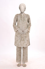EMBROIDERED PRINTED CAMBRIC STITCHED 2 PIECE