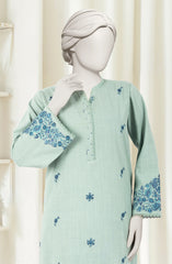 EMBROIDERED CROSS HATCH 2PCS UNSTITCHED