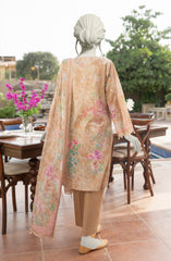 EMBROIDERED PRINTED LAWN 3PCS UNSTITCHED