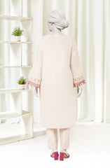 EMBROIDERED CROSS HATCH 2PCS UNSTITCHED