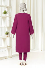 EMBROIDERED CROSS HATCH 2PCS UNSTITCHED