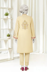 EMBROIDERED CROSS HATCH 2PCS UNSTITCHED