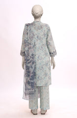 EMBROIDERED PRINTED CAMBRIC STITCHED 3 PIECE