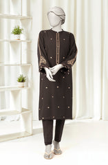 EMBROIDERED CROSS HATCH 2PCS UNSTITCHED