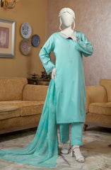 EMBROIDERED CAMBRIC STITCHED 3 PIECE