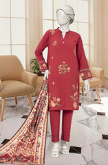 EMBROIDERED KHADDAR 3PCS UNSTITCHED