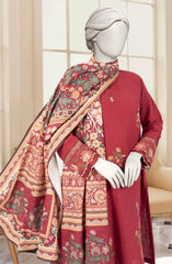EMBROIDERED KHADDAR 3PCS UNSTITCHED