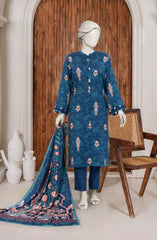 PRINTED TWILL VISCOSE 3PCS UNSTITCHED