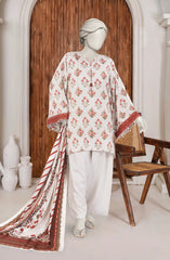 PRINTED TWILL VISCOSE 3PCS UNSTITCHED