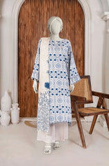 PRINTED TWILL VISCOSE 3PCS UNSTITCHED