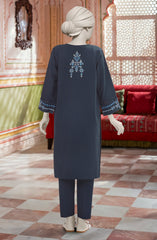 EMBROIDERED KHADDAR STITCHED 2 PIECE